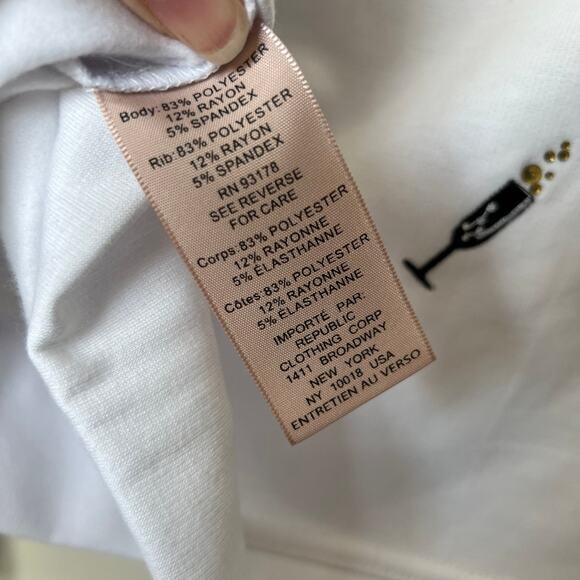 NWT Philosophy brand champagne toast sweatshirt - Picture 7 of 7